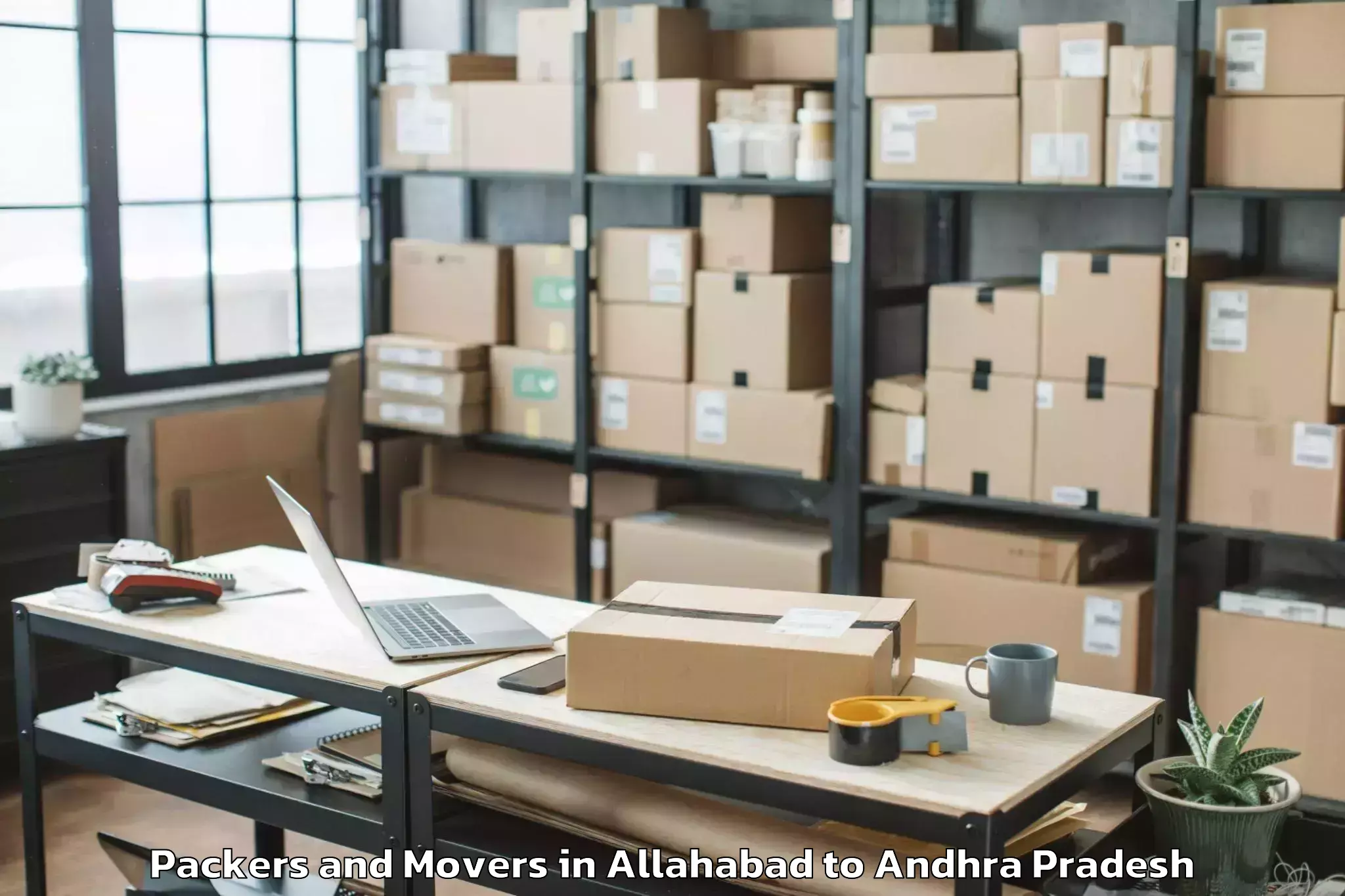 Professional Allahabad to Peddvaduguru Packers And Movers